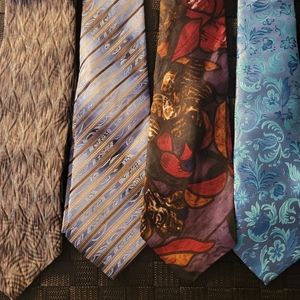 ( 4 ) assorted neck ties